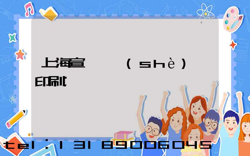 上海宣傳冊設(shè)計印刷