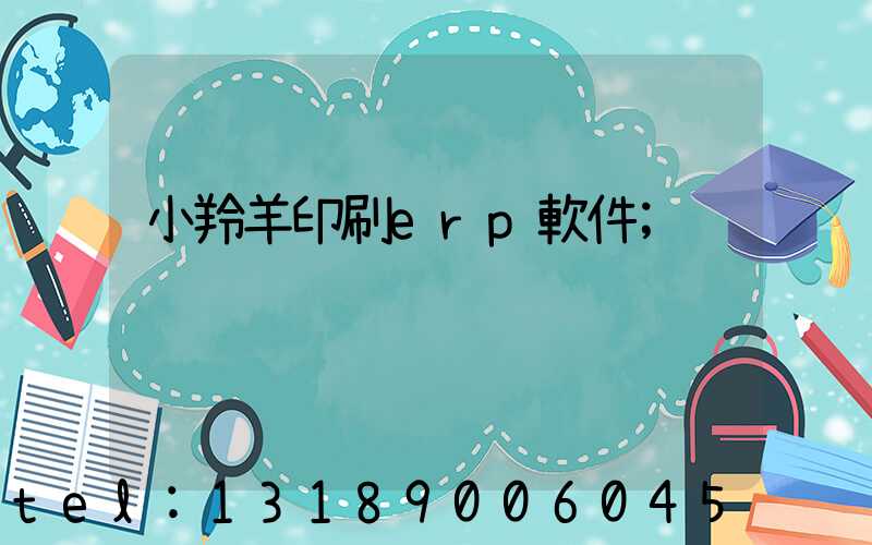 小羚羊印刷erp軟件