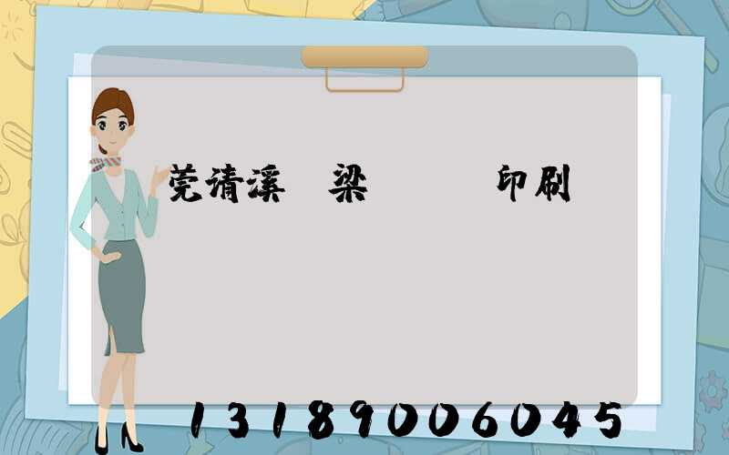 東莞清溪漁梁圍榮輝印刷廠