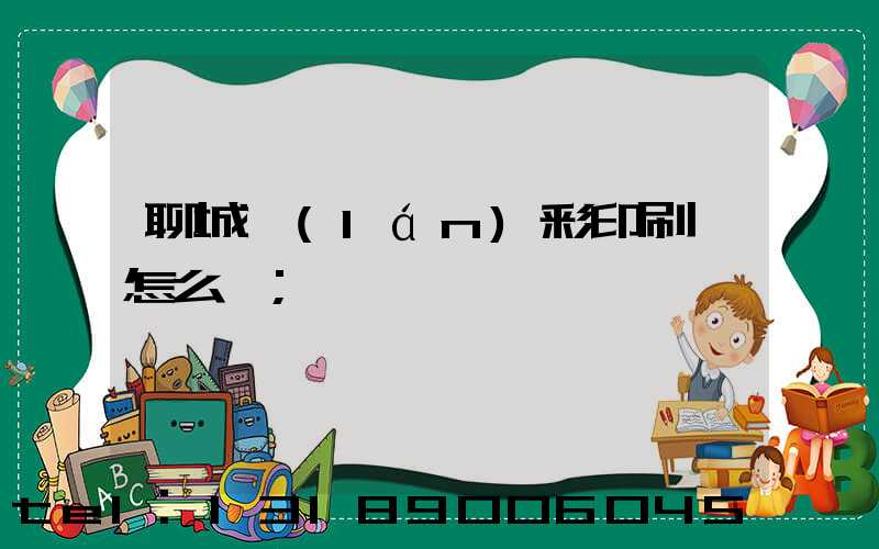 聊城藍(lán)彩印刷廠怎么樣